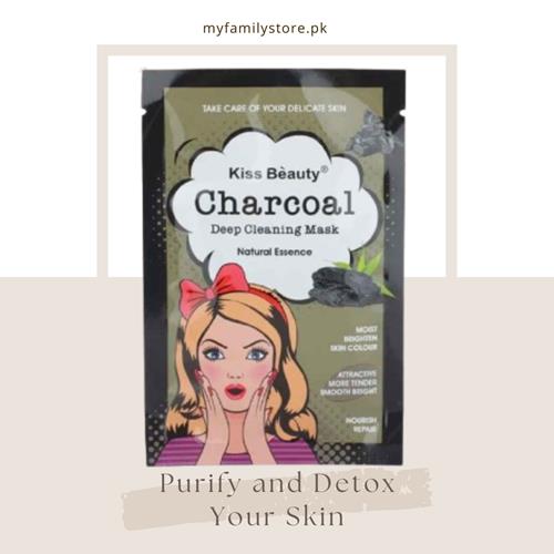 Kiss Beauty Charcoal Deep Cleansing Mask – Purify and Detox Your Skin