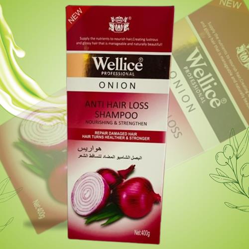 Wellice Onion Shampoo – Strengthening, Nourishing, and Anti-Hair Loss Formula