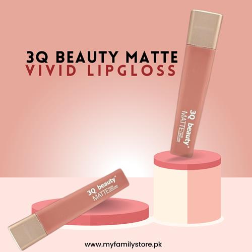 3Q Beauty Matte Vivid Lipgloss (03 - Light Pink) 